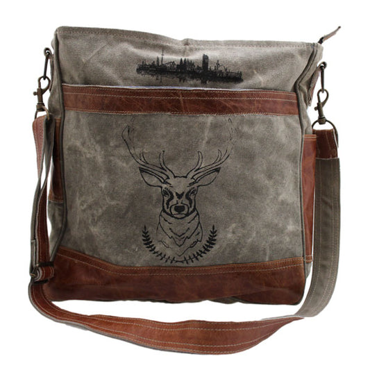 Deer shoulder bag