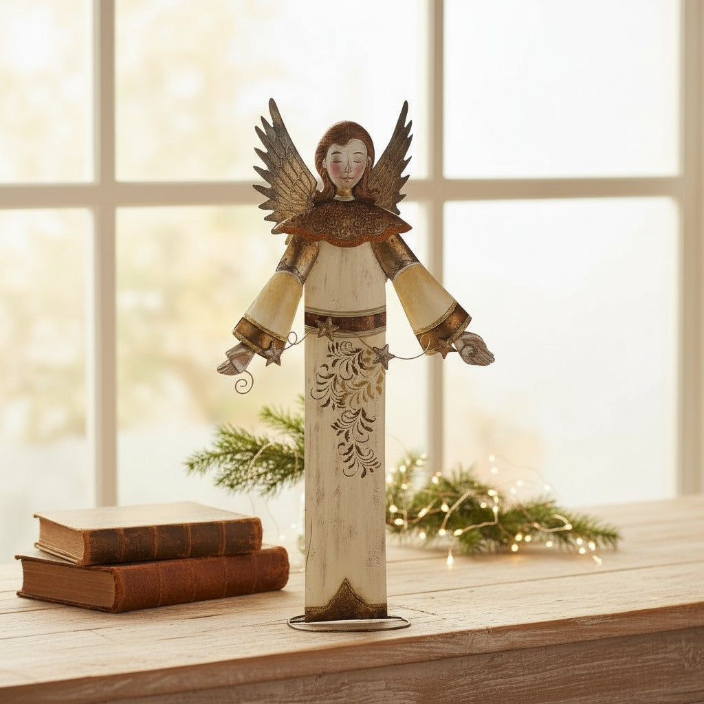 Angelo in legno grande