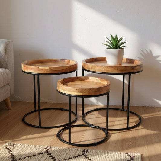 Beistelltisch Set/3 Blumenbank