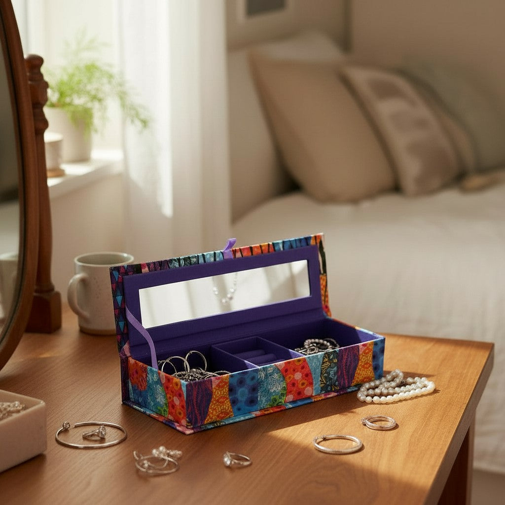 Schmuckbox Zebra - Kleine Schmuckaufbewahrung im Zebra-Design