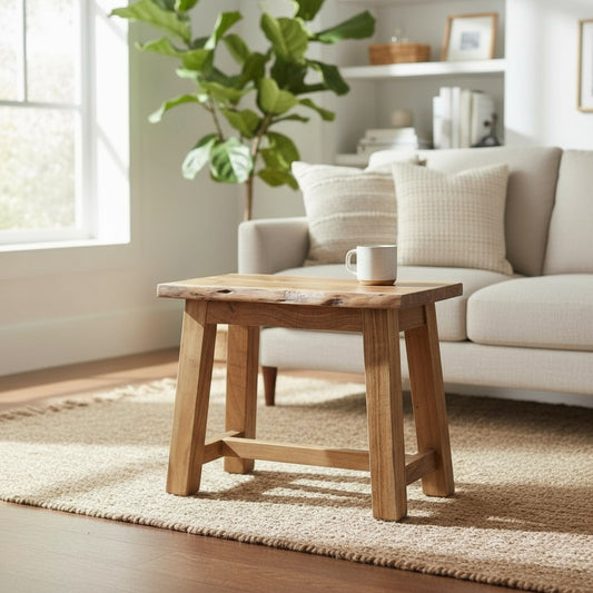 Holz Hocker Akazienholz