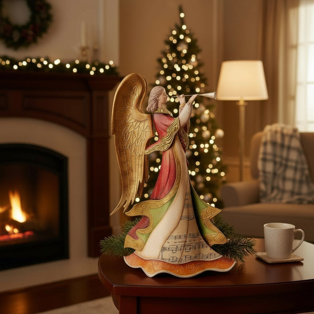 Angel sheet metal figure