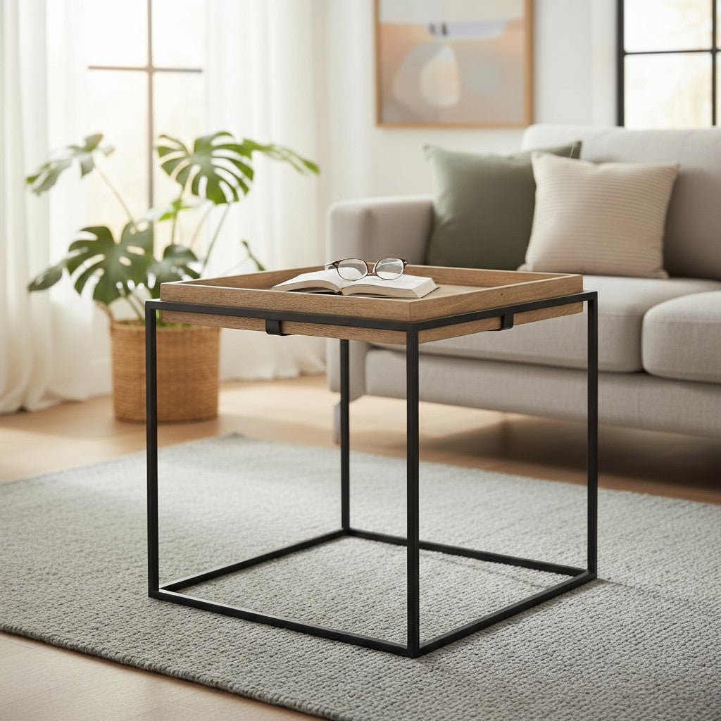 Side table coffee table square