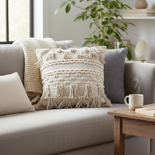 Dekokissen Baumwolle 45x45cm mit Füllung