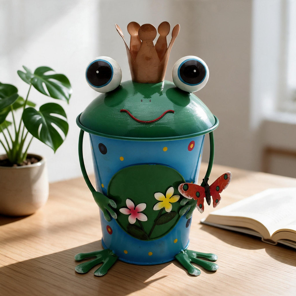 Tischmülleimer Froschkönig