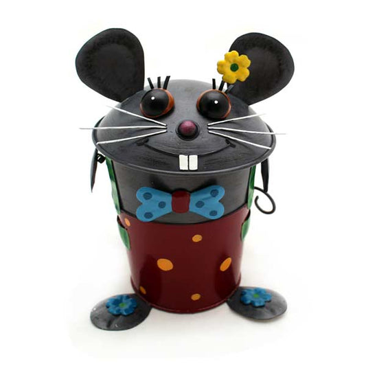 Tischmülleimer Maus aus Metall