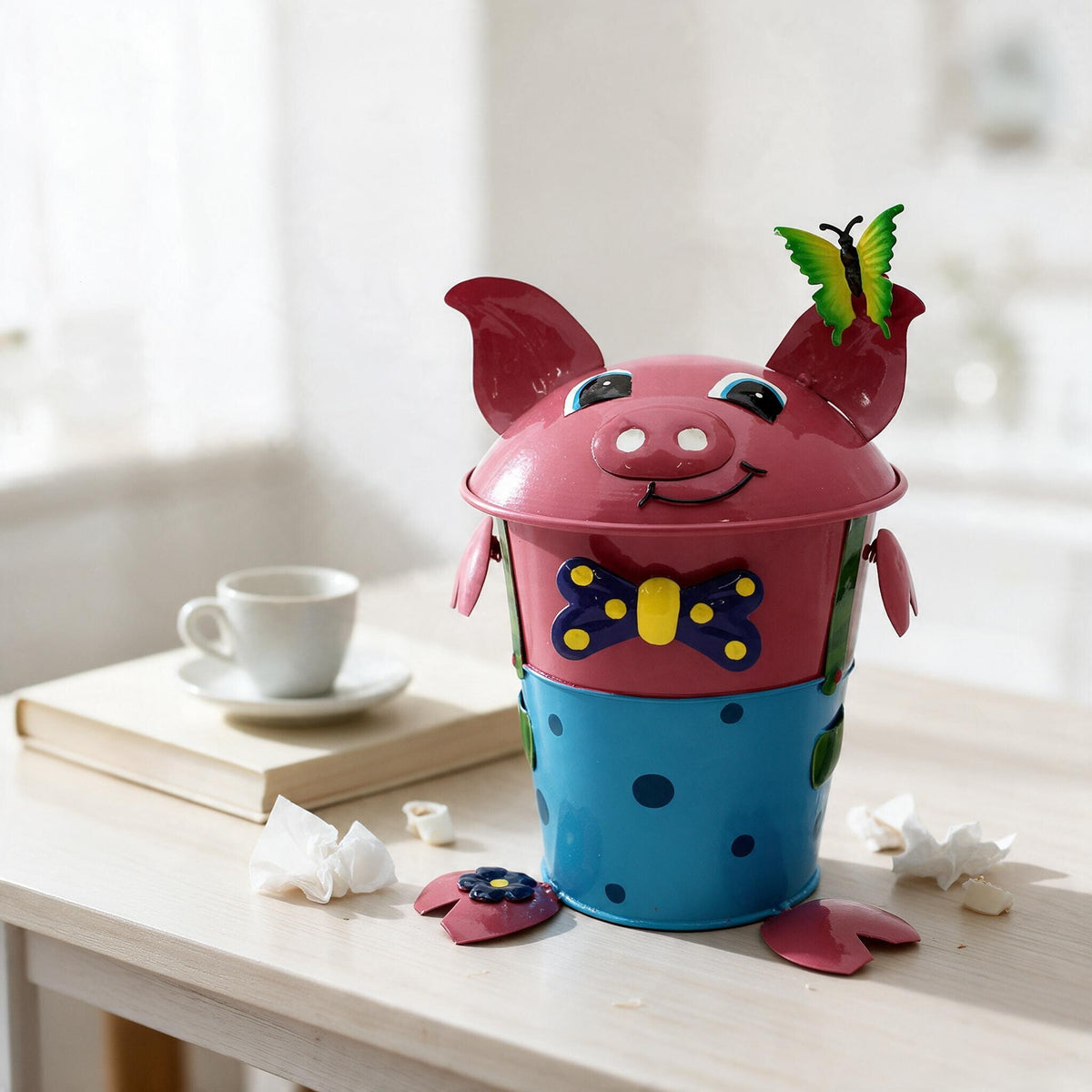 Tischmülleimer Schwein