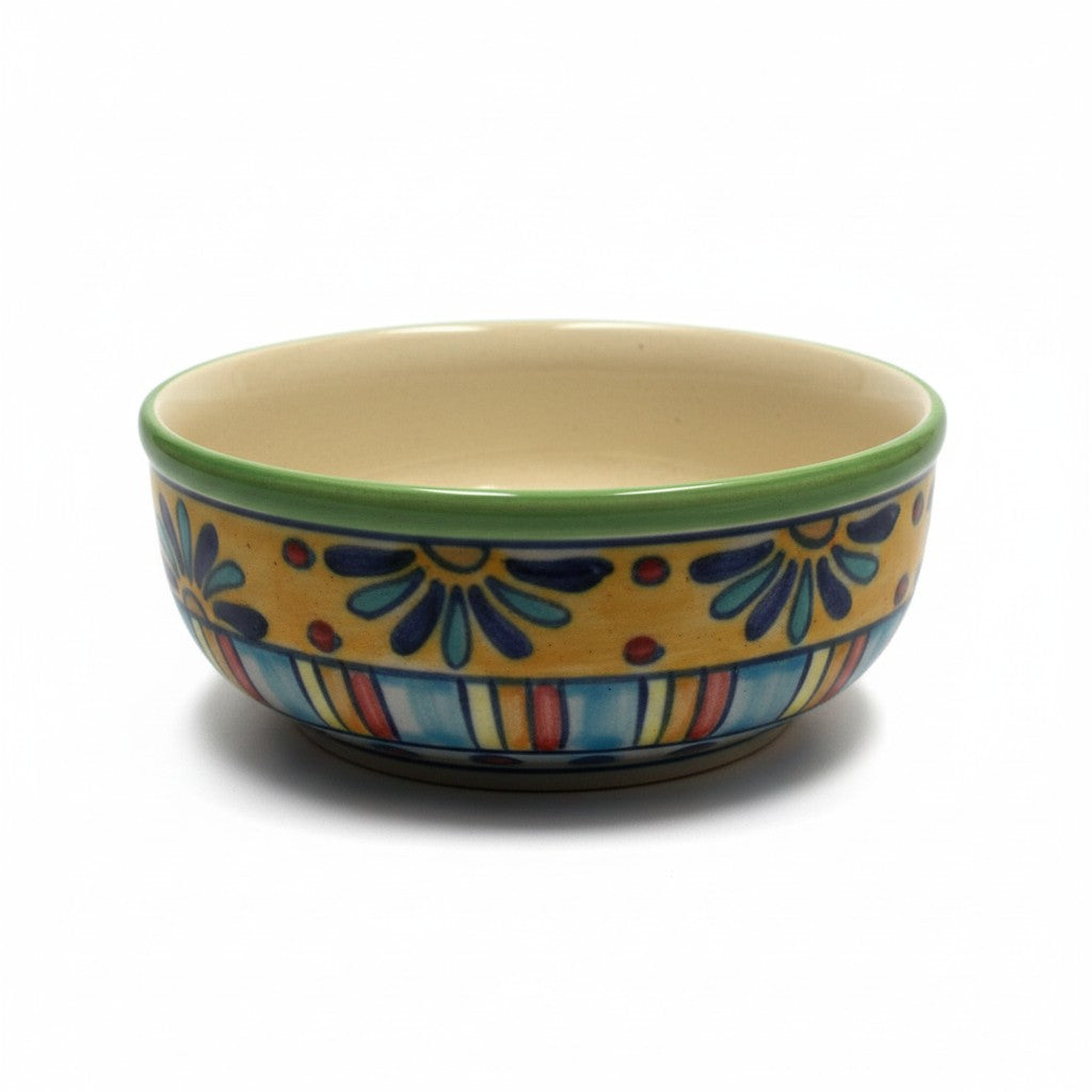 Keramikschale - Handbemalt mit farbenfrohem Design