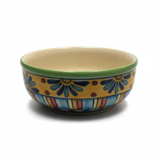 Keramikschale - Handbemalt mit farbenfrohem Design