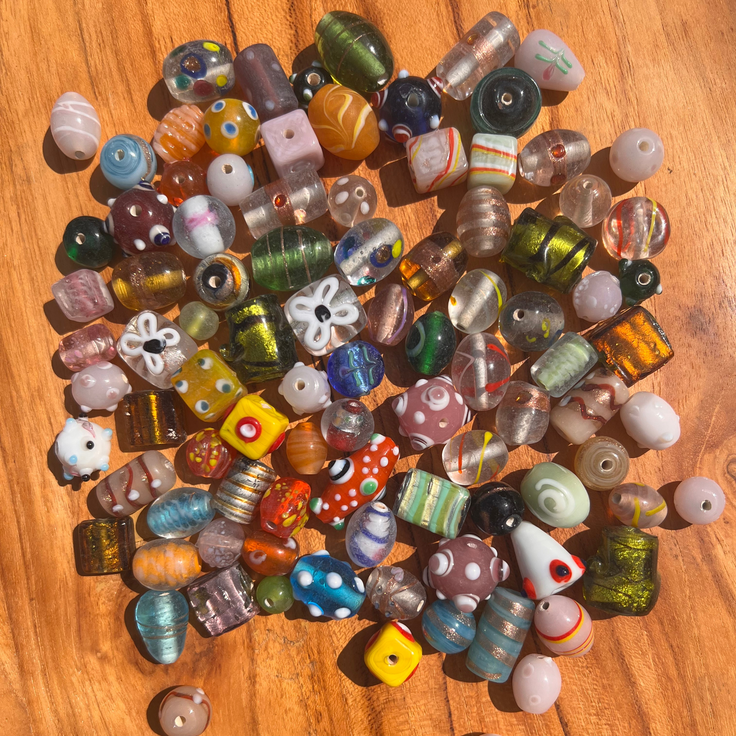 Glasperlenmix 500g – Bunte Glasperlen zum Basteln