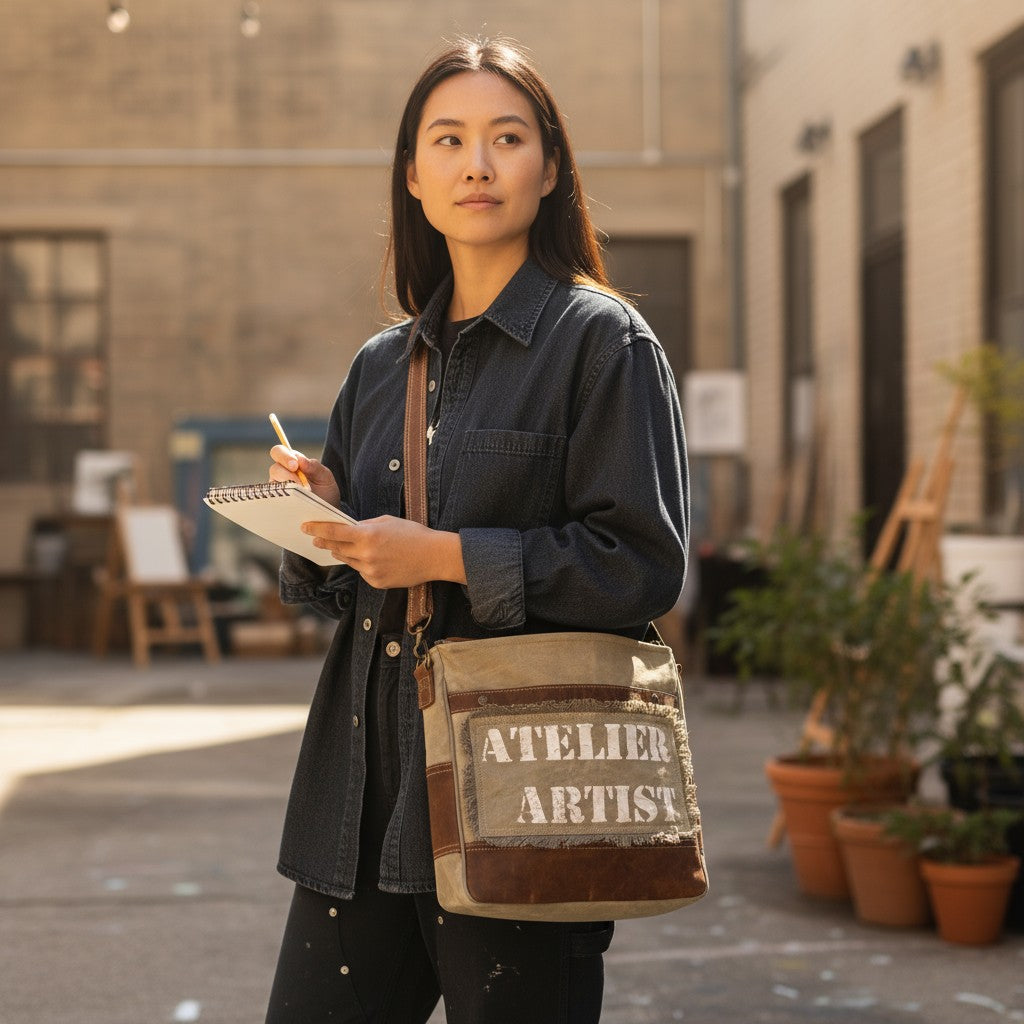 Canvas Umhängetasche