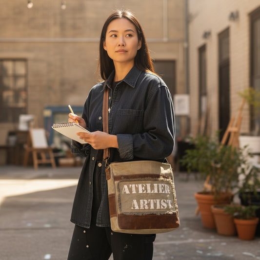 Canvas Umhängetasche