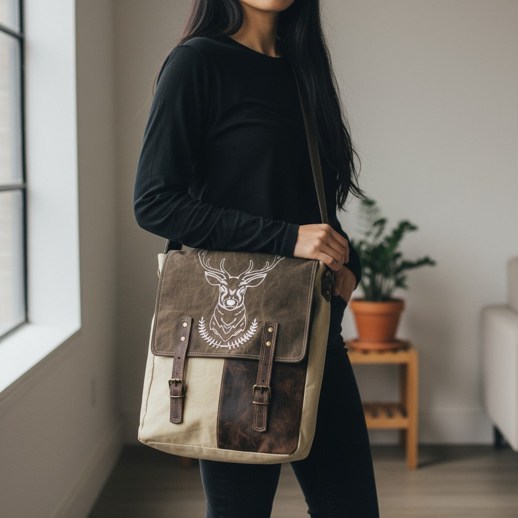 Sac bandoulière en toile