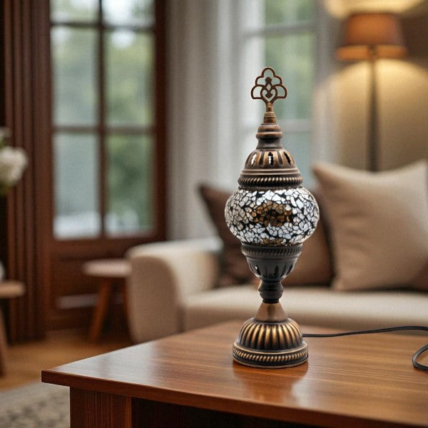 Floor lamp glass mosaic