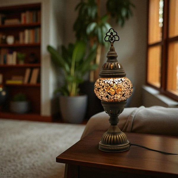 Floor lamp glass mosaic