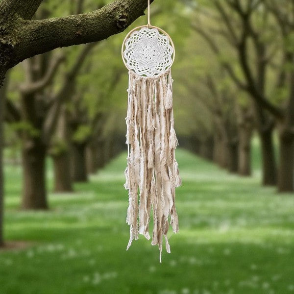 Traumfänger Creme Weiß