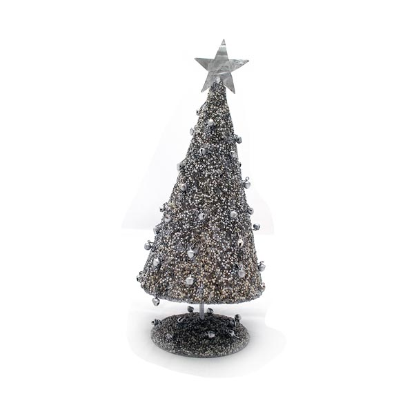 Glitzerbäumchen Silber